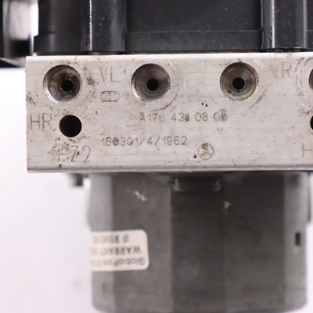 Pump ABS ESP Hydraulic Control Unit Braking Module to Mercedes W176 with Part number A1764310800 Mercedes W176 Pump ABS ESP Hydraulic Control Unit Braking Module - SKU A1764310800 - Part number A1764310800