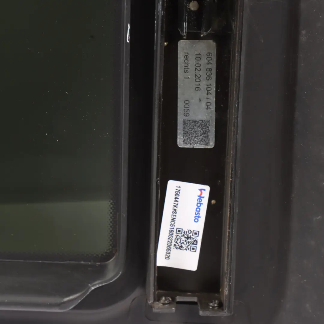 Mercedes W176 Techo Corredizo Techo Central Ventana Panel De Vidrio AS3 Webasto - SKU A1767800021 - Número de pieza A1767800021