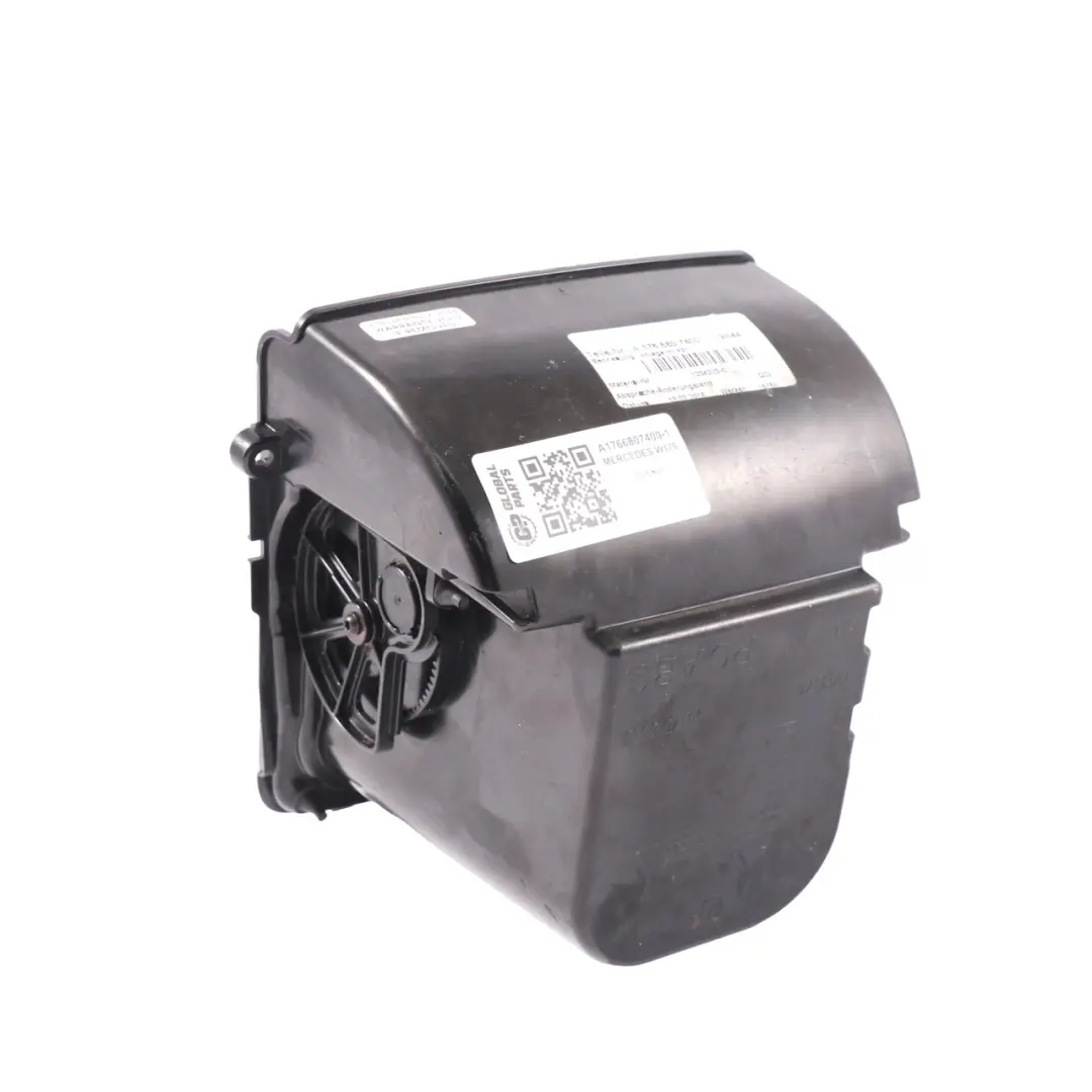 Mercedes W176 Console centrale intérieure panneau rangement noir - SKU A1766807400-1 - Numéro de pièce A1766807400