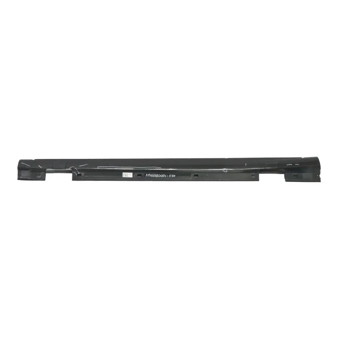 Mercedes W176 Side Skirt AMG Left N/S Door Sill Cover W246 Cosmic Black 191 - SKU A1766980054-COS - Part number A1766980054
