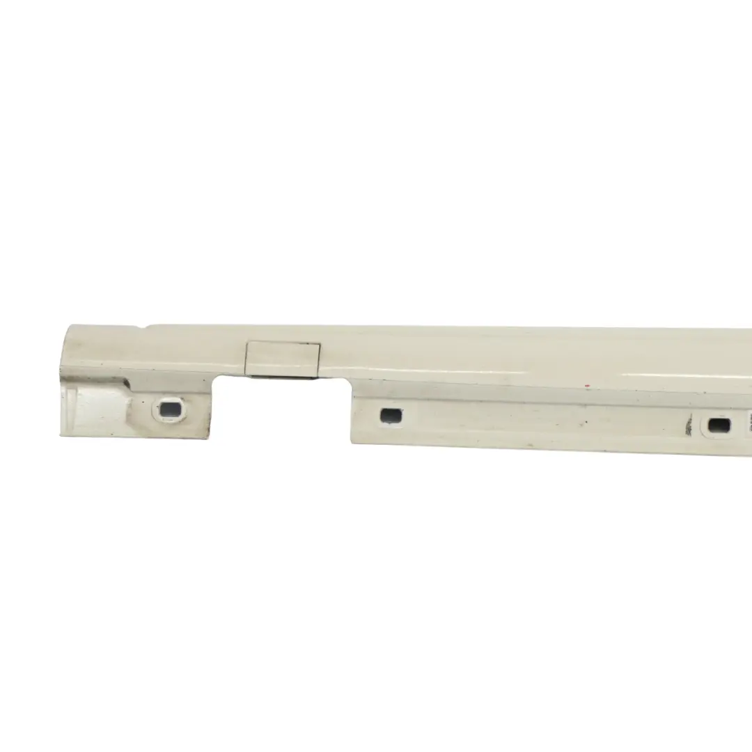 Side Skirt AMG Left N/S Door Sill Cover W246 Calcite White - 650 Mercedes W176 - SKU A1766980054-CW - Part number A1766980054