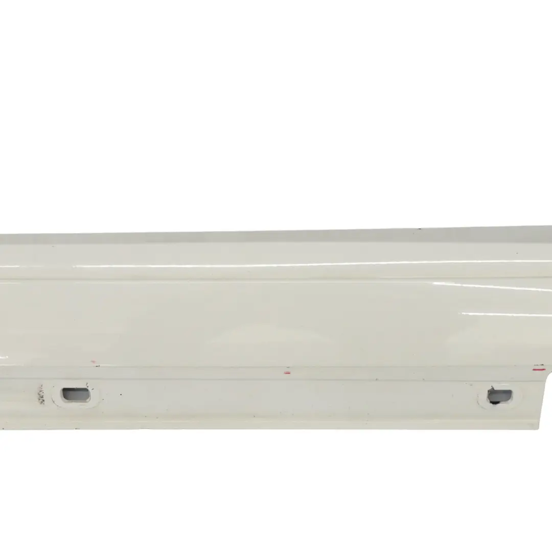 Side Skirt AMG Left N/S Door Sill Cover W246 Calcite White - 650 to Mercedes W176 with Part number A1766980054 Mercedes W176 Side Skirt AMG Left N/S Door Sill Cover W246 Calcite White - 650 - SKU A1766980054-CW - Part number A1766980054