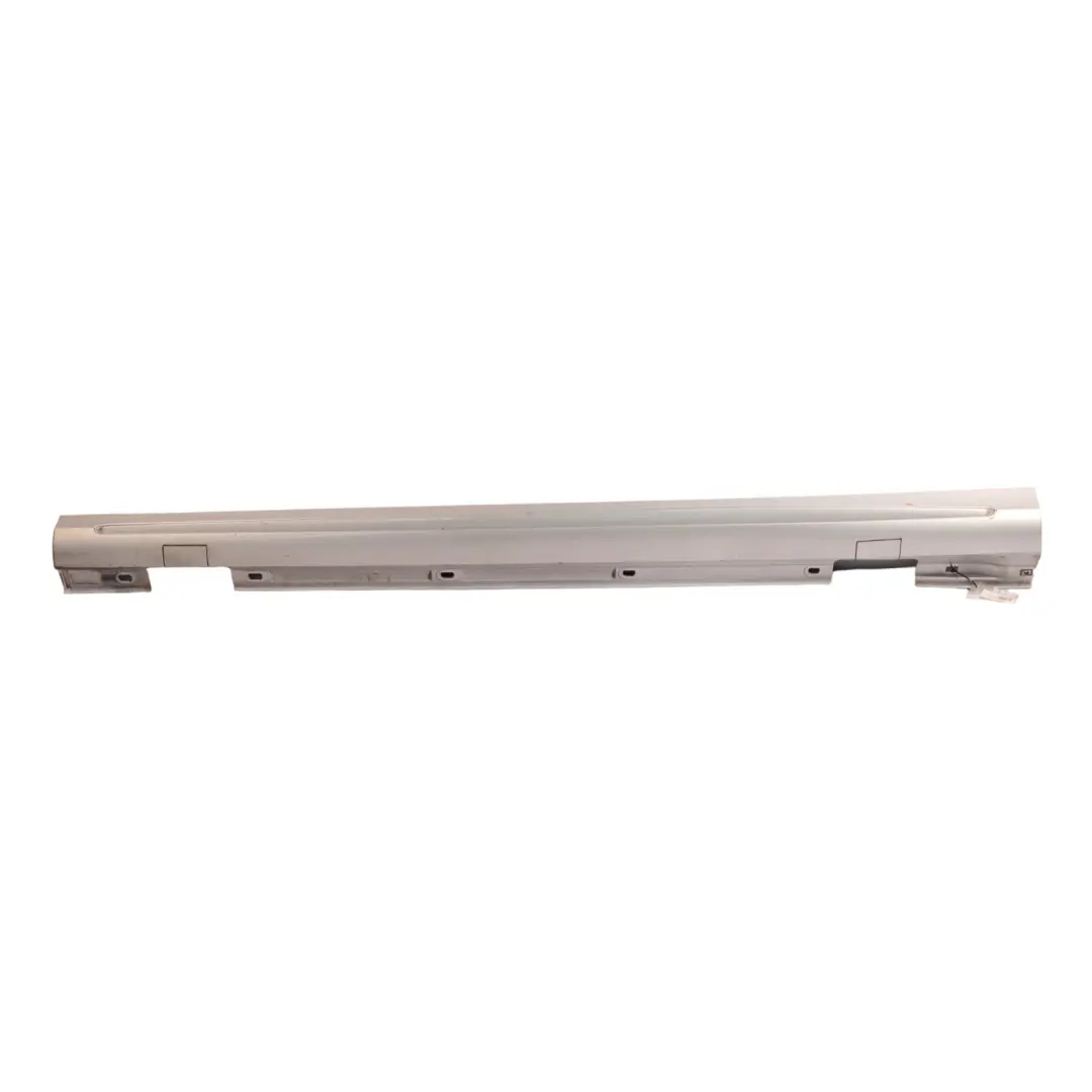 Side Skirt AMG Left N/S Door Sill Cover W246 Polar Silver - 761 to Mercedes W176 with Part number A1766980054 Mercedes W176 Side Skirt AMG Left N/S Door Sill Cover W246 Polar Silver - 761 - SKU A1766980054-PLS - Part number A1766980054