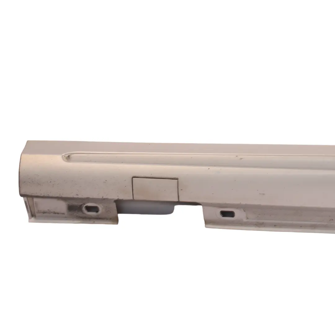 Side Skirt AMG Left N/S Door Sill Cover W246 Polar Silver - 761 to Mercedes W176 with Part number A1766980054 Mercedes W176 Side Skirt AMG Left N/S Door Sill Cover W246 Polar Silver - 761 - SKU A1766980054-PLS - Part number A1766980054