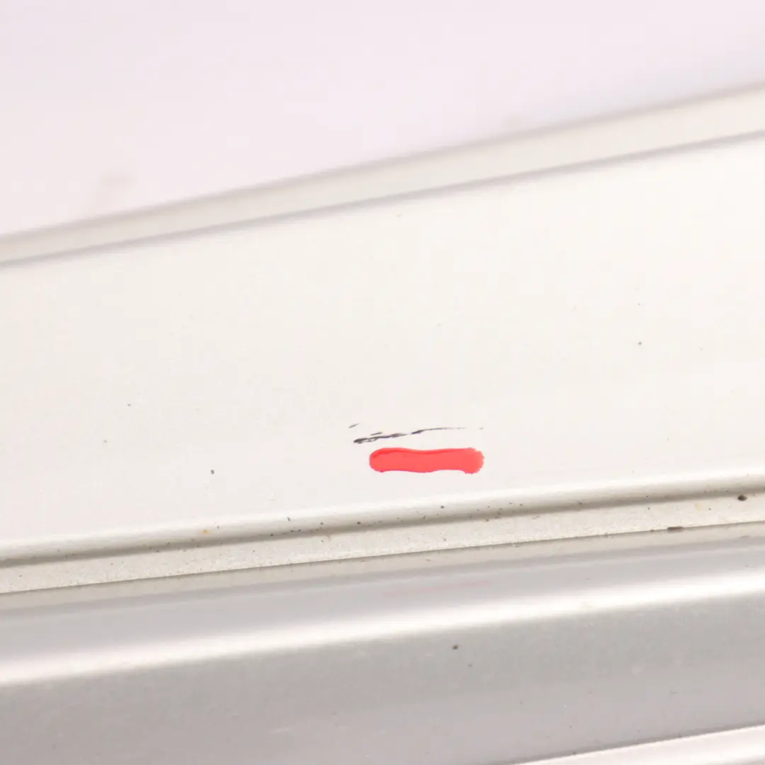 Side Skirt AMG Left N/S Door Sill Cover W246 Polar Silver - 761 to Mercedes W176 with Part number A1766980054 Mercedes W176 Side Skirt AMG Left N/S Door Sill Cover W246 Polar Silver - 761 - SKU A1766980054-PLS - Part number A1766980054