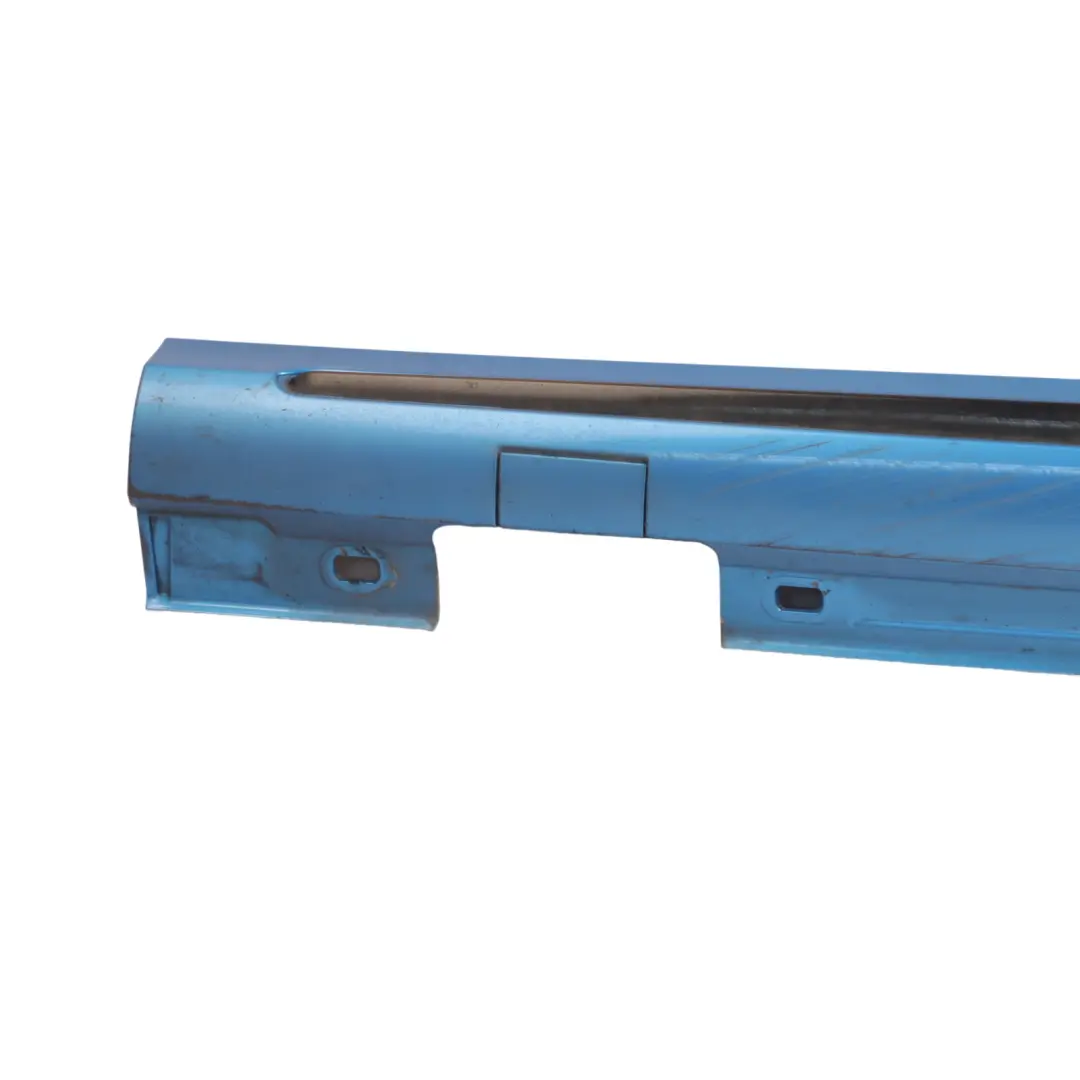 Side Skirt AMG Left N/S Door Sill Cover W246 South Seas Blue - 162 to Mercedes W176 with Part number A1766980054 Mercedes W176 Side Skirt AMG Left N/S Door Sill Cover W246 South Seas Blue - 162 - SKU A1766980054-SSB - Part number A1766980054