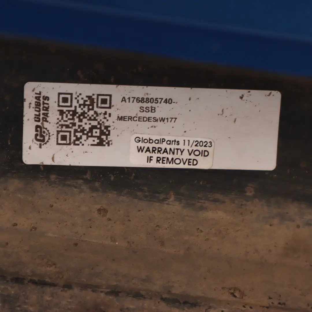 Side Skirt AMG Left N/S Door Sill Cover W246 South Seas Blue - 162 to Mercedes W176 with Part number A1766980054 Mercedes W176 Side Skirt AMG Left N/S Door Sill Cover W246 South Seas Blue - 162 - SKU A1766980054-SSB - Part number A1766980054
