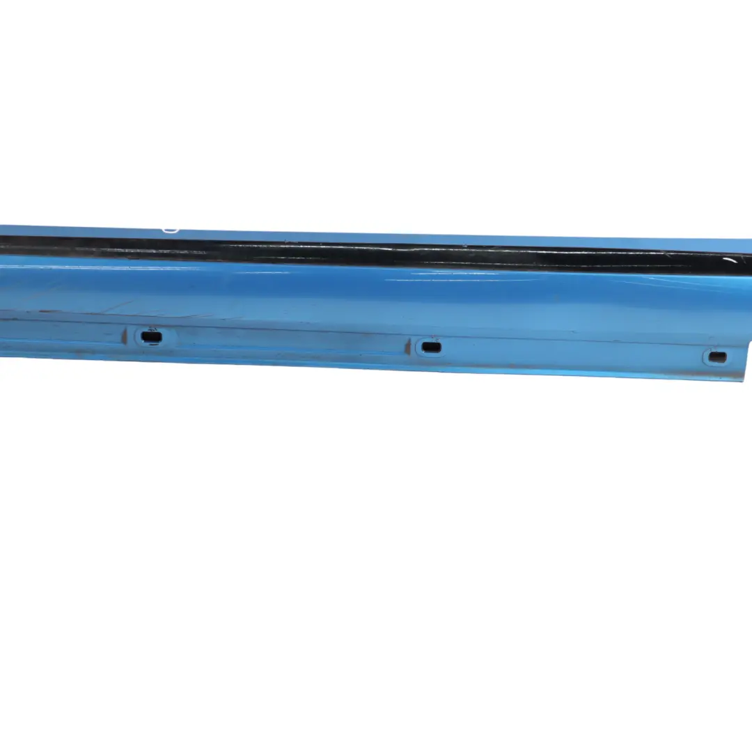 Side Skirt AMG Left N/S Door Sill Cover W246 South Seas Blue - 162 to Mercedes W176 with Part number A1766980054 Mercedes W176 Side Skirt AMG Left N/S Door Sill Cover W246 South Seas Blue - 162 - SKU A1766980054-SSB - Part number A1766980054