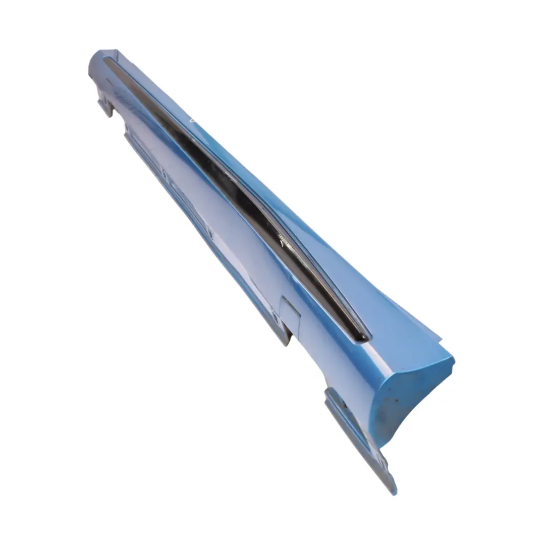 Mercedes W176 Side Skirt AMG Left N/S Door Sill Cover W246 South Seas Blue - 162 - SKU A1766980054-SSB - Part number A1766980054