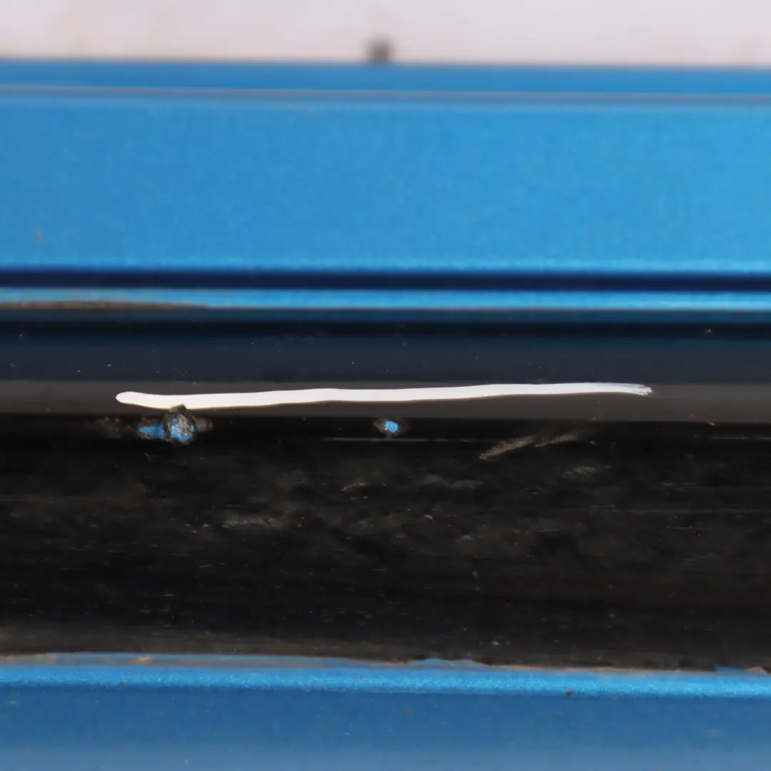 Side Skirt AMG Left N/S Door Sill Cover W246 South Seas Blue - 162 to Mercedes W176 with Part number A1766980054 Mercedes W176 Side Skirt AMG Left N/S Door Sill Cover W246 South Seas Blue - 162 - SKU A1766980054-SSB - Part number A1766980054