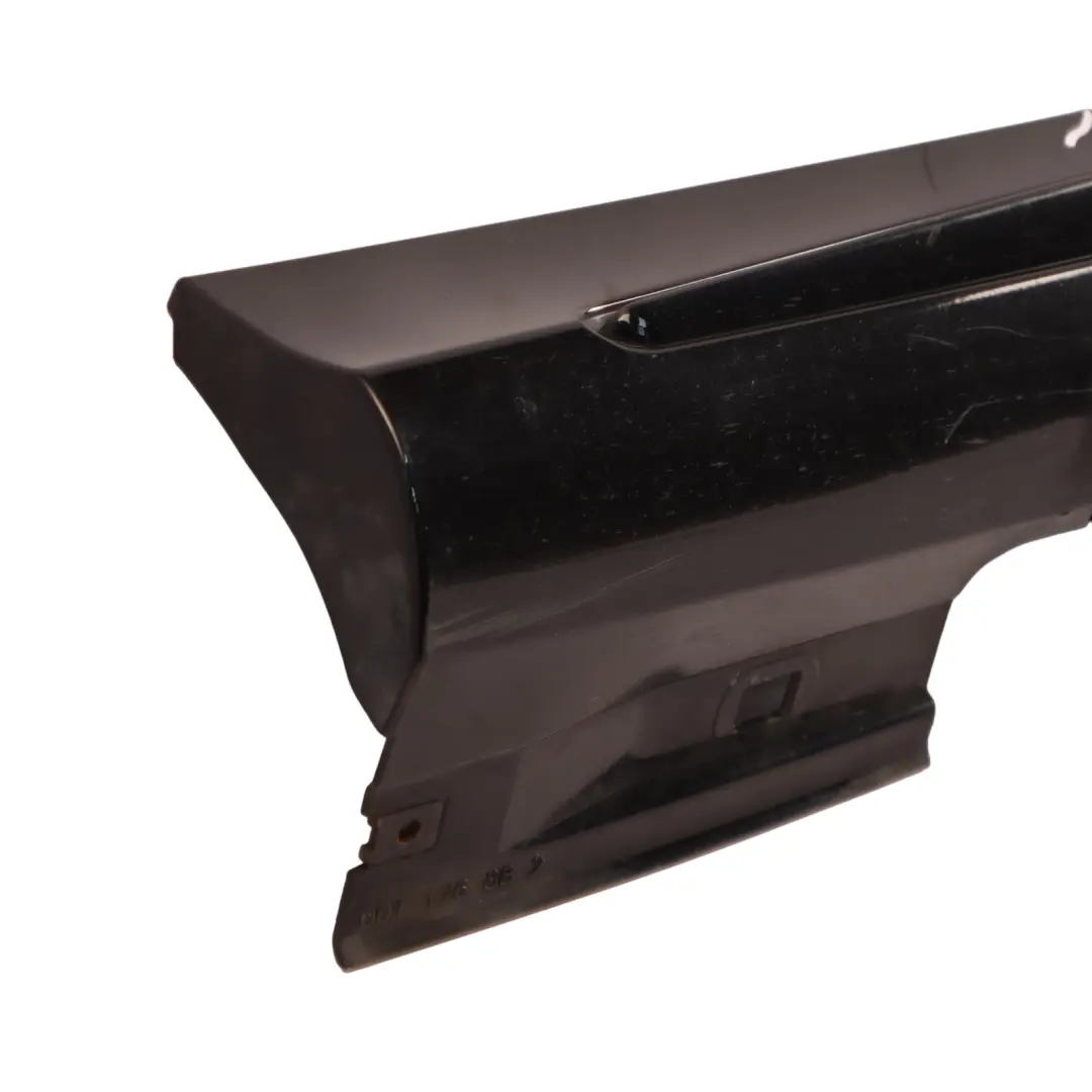 Side Skirt AMG Right O/S Door Sill Cover Kosmos Cosmic Black - 191 to Mercedes W176 with Part number A1766980154 Mercedes W176 Side Skirt AMG Right O/S Door Sill Cover Kosmos Cosmic Black - 191 - SKU A1766980154-COS - Part number A1766980154