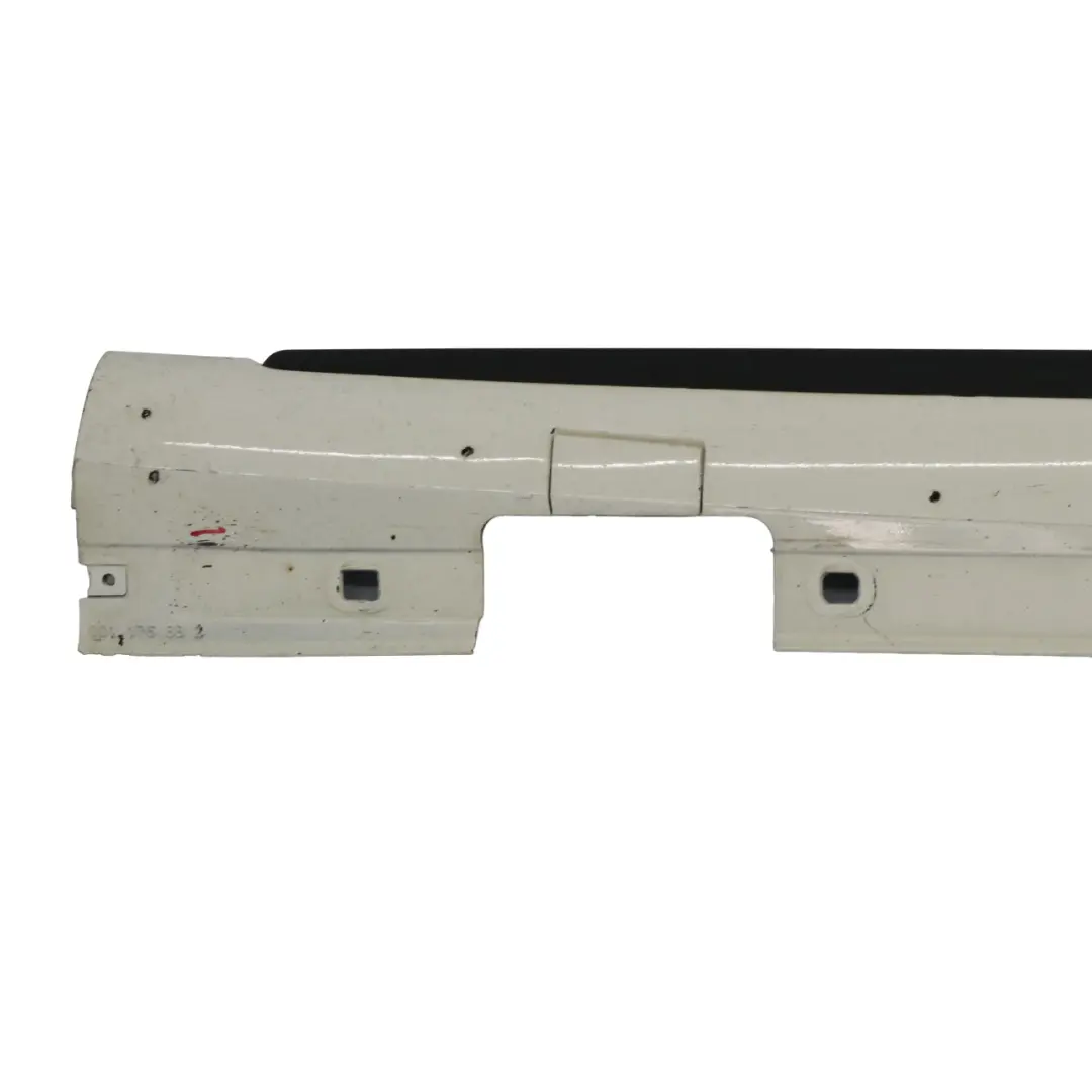 Mercedes W176 Side Skirt AMG Right O/S Door Sill Cover Calcite White - 650 - SKU A1766980154-CW2 - Part number A1766980154