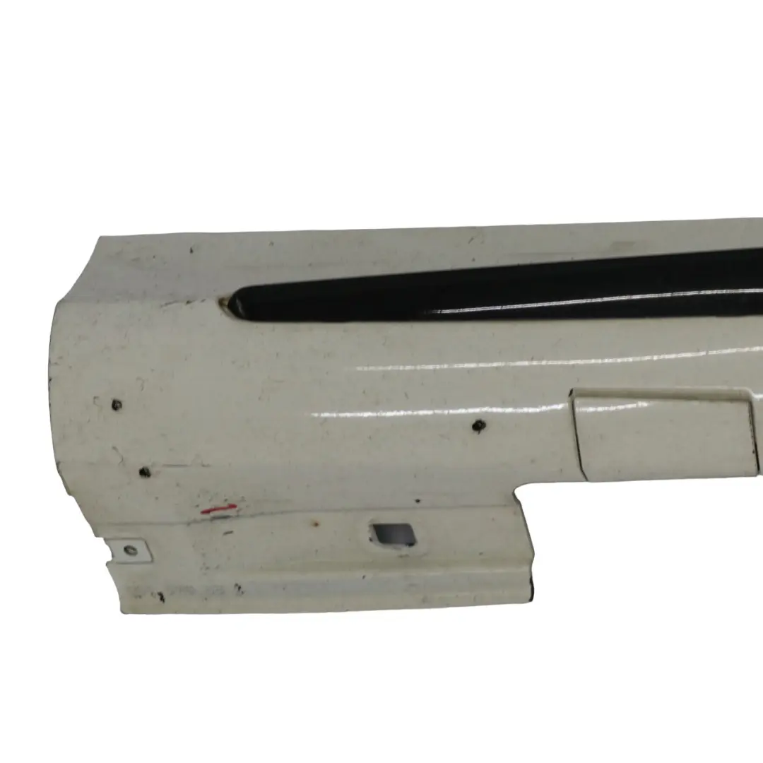 Mercedes W176 Seitenschweller AMG Rechts Schweller Abdeckung Calcit Weiß - 650 - SKU A1766980154-CW2 - Teilenummer A1766980154