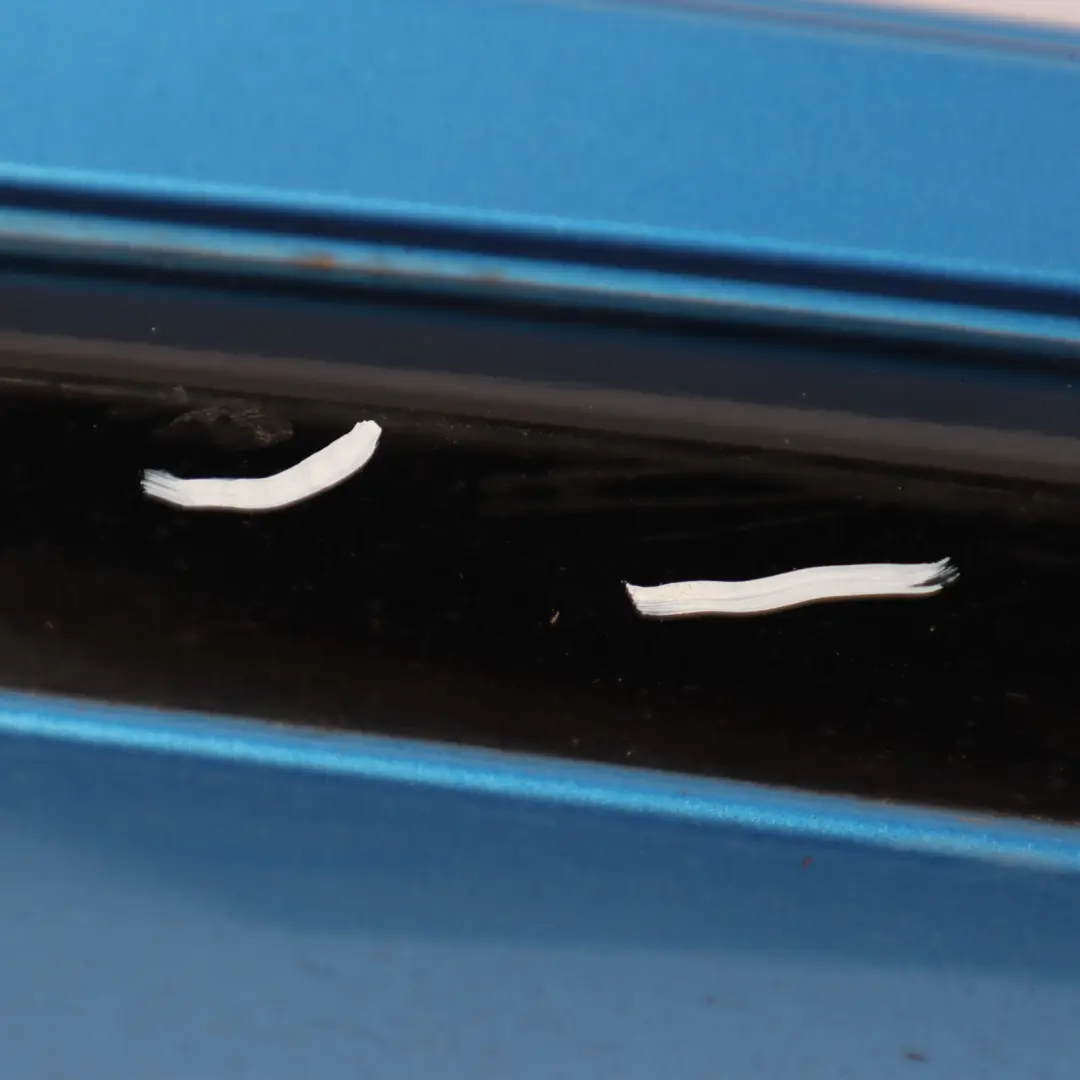 Mercedes W176 Side Skirt AMG Right O/S Door Sill Cover South Seas Blue - 162 - SKU A1766980154-SSB - Part number A1766980154