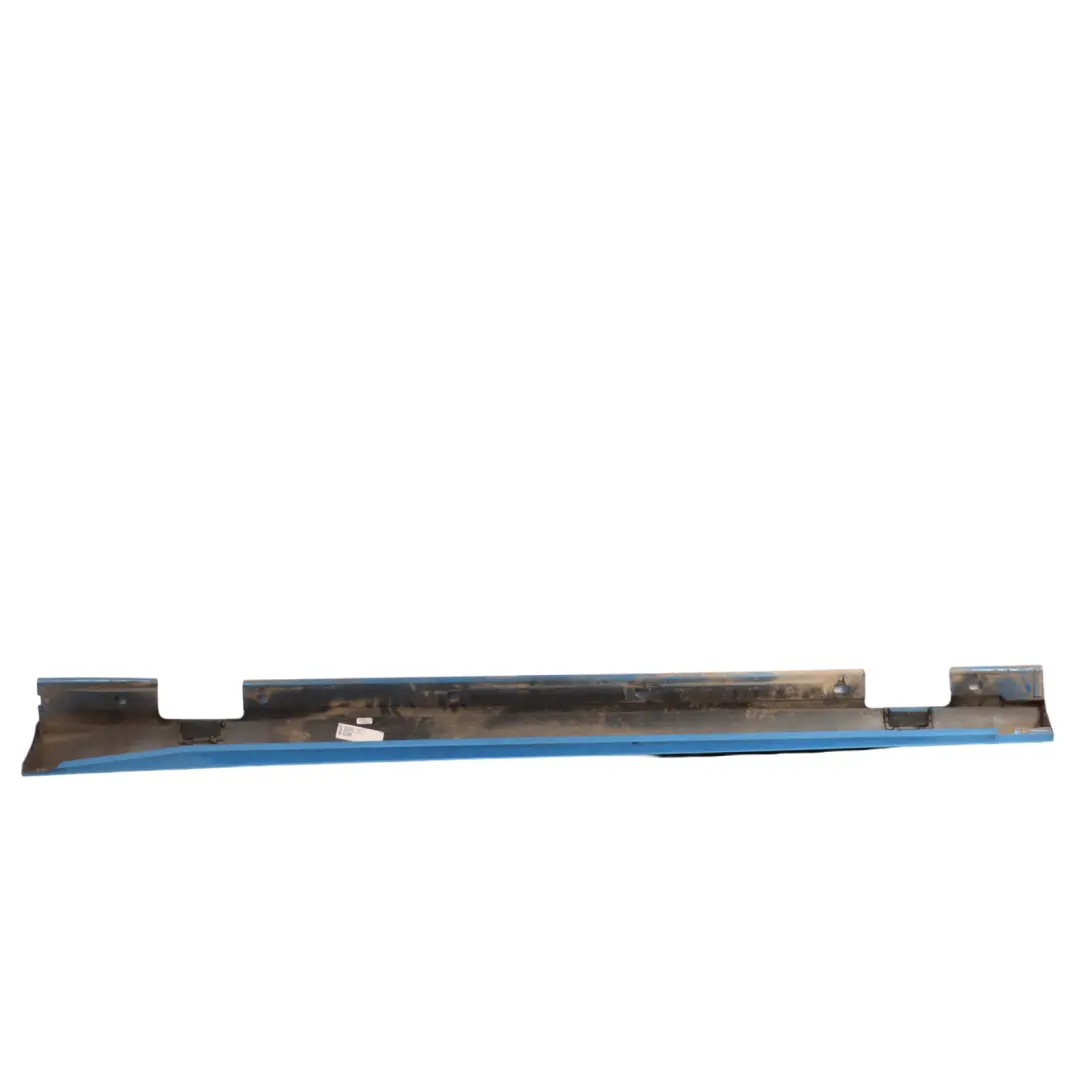 Mercedes W176 Side Skirt AMG Right O/S Door Sill Cover South Seas Blue - 162 - SKU A1766980154-SSB - Part number A1766980154