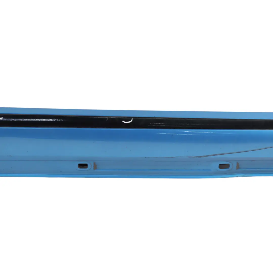 Side Skirt AMG Right O/S Door Sill Cover South Seas Blue - 162 to Mercedes W176 with Part number A1766980154 Mercedes W176 Side Skirt AMG Right O/S Door Sill Cover South Seas Blue - 162 - SKU A1766980154-SSB - Part number A1766980154