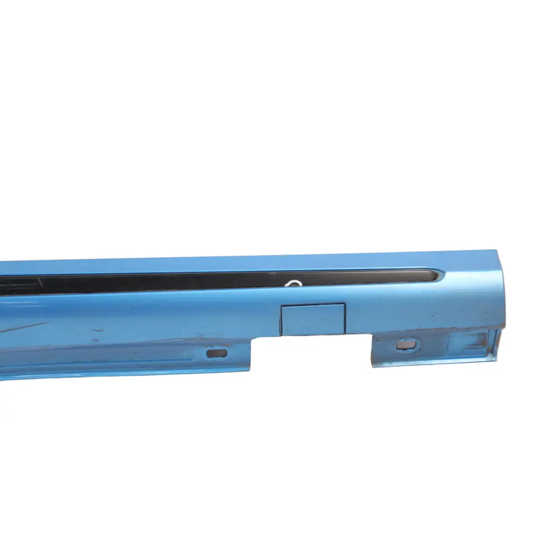 Side Skirt AMG Right O/S Door Sill Cover South Seas Blue - 162 to Mercedes W176 with Part number A1766980154 Mercedes W176 Side Skirt AMG Right O/S Door Sill Cover South Seas Blue - 162 - SKU A1766980154-SSB - Part number A1766980154