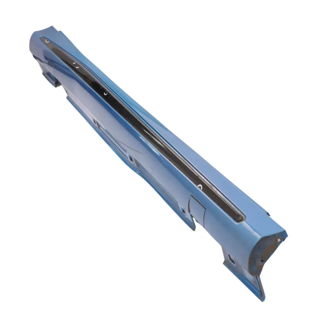 Mercedes W176 Side Skirt AMG Right O/S Door Sill Cover South Seas Blue - 162 - SKU A1766980154-SSB - Part number A1766980154