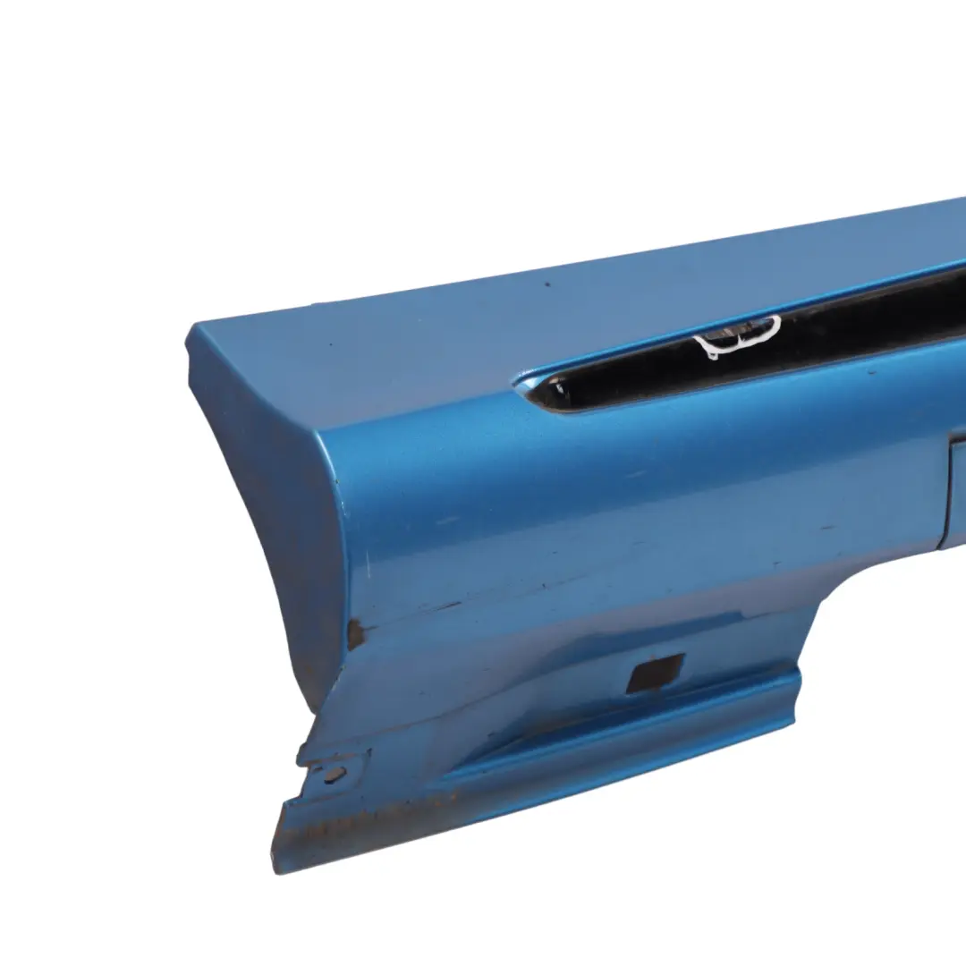 Side Skirt AMG Right O/S Door Sill Cover South Seas Blue - 162 to Mercedes W176 with Part number A1766980154 Mercedes W176 Side Skirt AMG Right O/S Door Sill Cover South Seas Blue - 162 - SKU A1766980154-SSB - Part number A1766980154