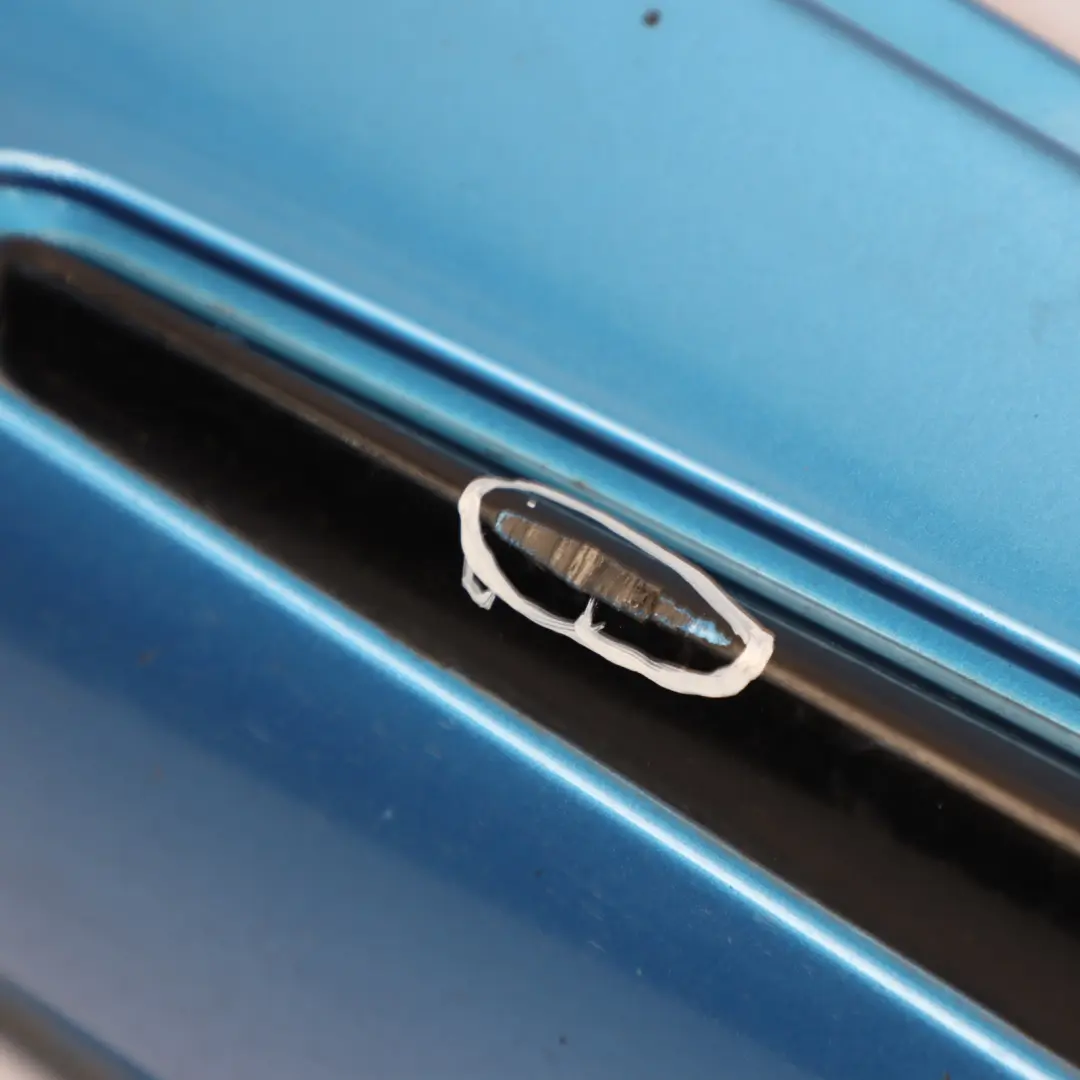 Side Skirt AMG Right O/S Door Sill Cover South Seas Blue - 162 to Mercedes W176 with Part number A1766980154 Mercedes W176 Side Skirt AMG Right O/S Door Sill Cover South Seas Blue - 162 - SKU A1766980154-SSB - Part number A1766980154