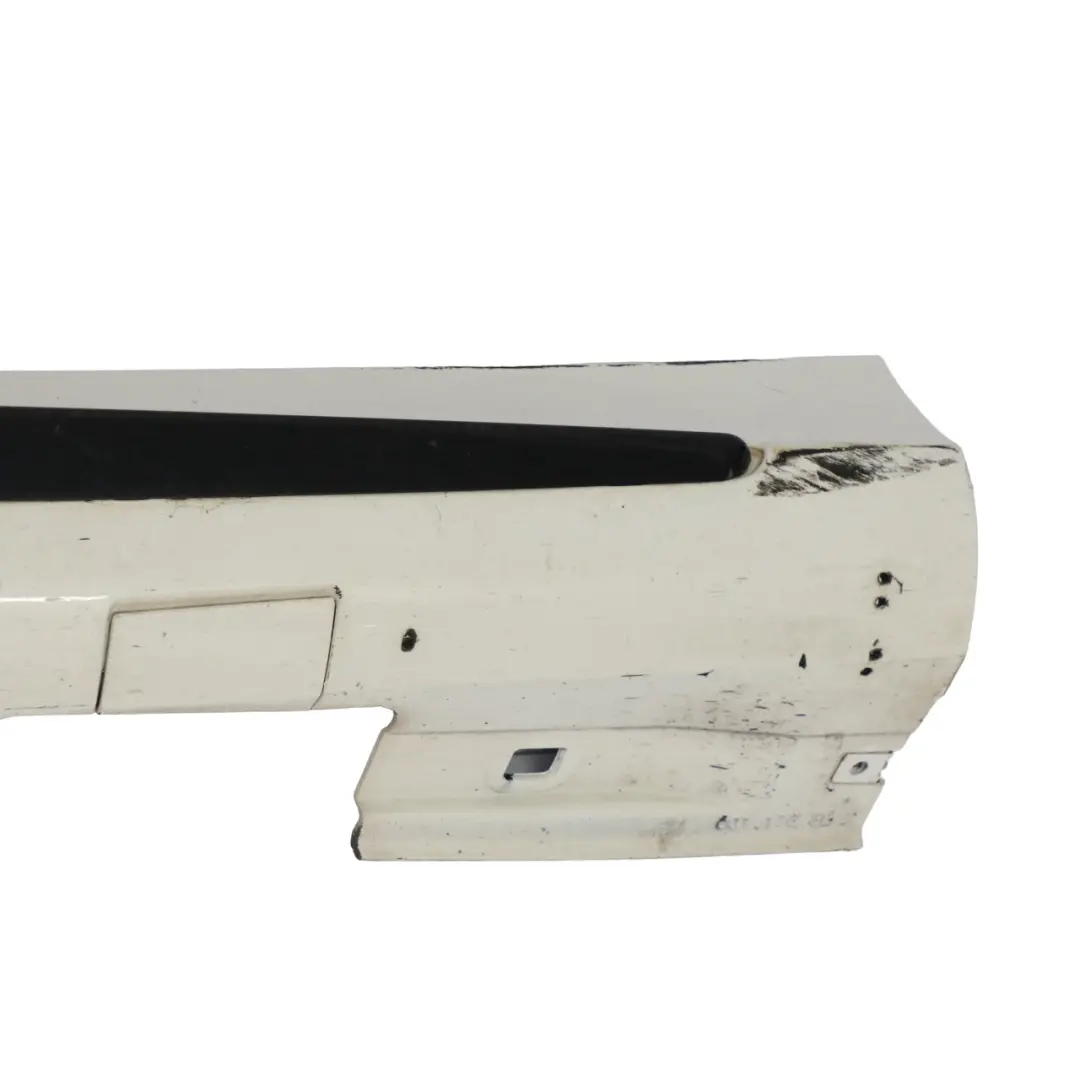 Mercedes W176 Seitenschweller AMG Links Schwellerabdeckung W246 Calcit Weiß 650 - SKU A1766980254-CW - Teilenummer A1766980254
