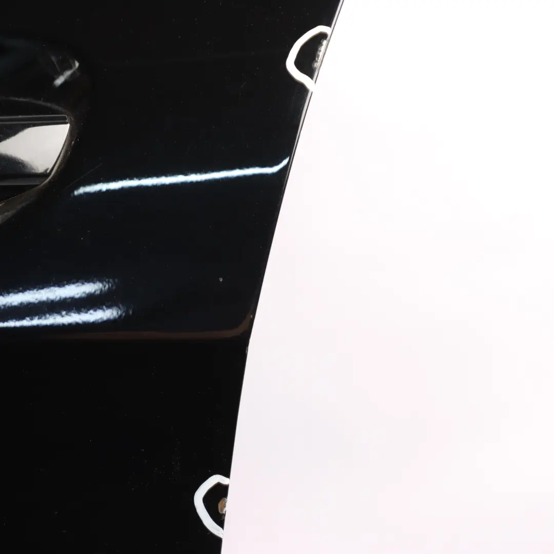 Door Front Left N/S A-Class Kosmos Cosmic Black Metallic - 191 to Mercedes W176 with Part number A1767200105 Mercedes W176 Door Front Left N/S A-Class Kosmos Cosmic Black Metallic - 191 - SKU A1767200105-COS - Part number A1767200105