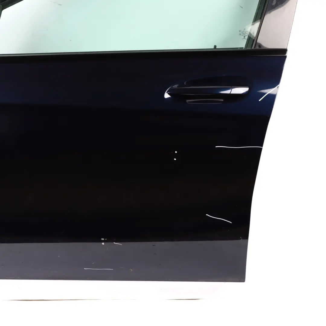 Door Front Left N/S A-Class Cavansite Blue Metallic - 890 to Mercedes W176 with Part number A1767200105 Mercedes W176 Door Front Left N/S A-Class Cavansite Blue Metallic - 890 - SKU A1767200105-CVB - Part number A1767200105