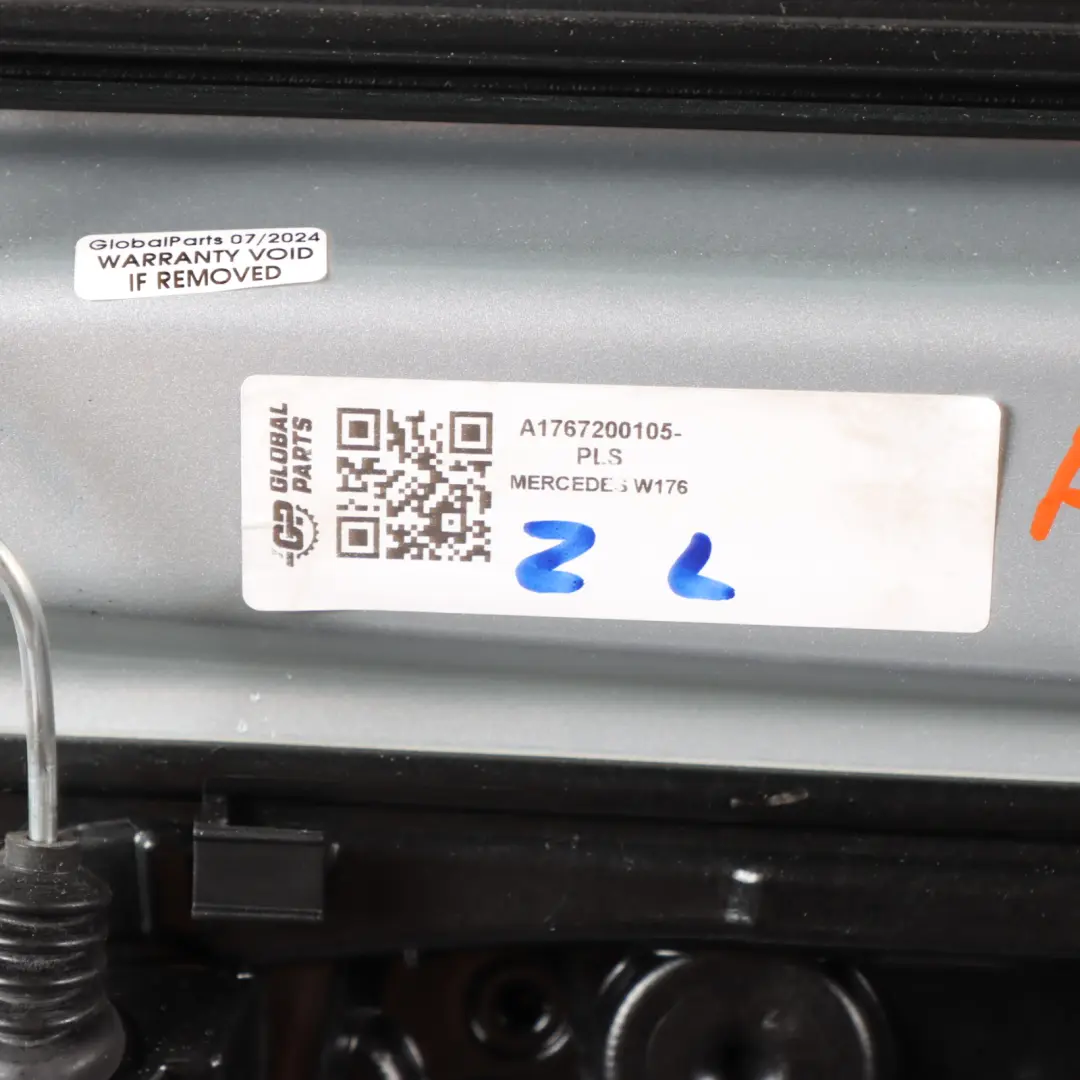 Mercedes W176 Door Front Left N/S A-Class Polar Silver Metallic - 761 - SKU A1767200105-PLS - Part number A1767200105