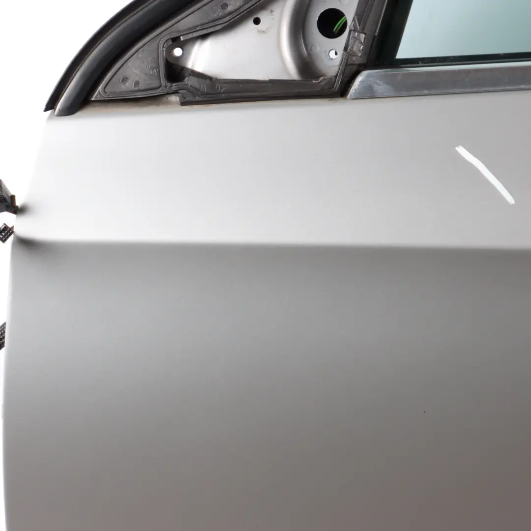 Door Front Left N/S A-Class Polar Silver Metallic - 761 to Mercedes W176 with Part number A1767200105 Mercedes W176 Door Front Left N/S A-Class Polar Silver Metallic - 761 - SKU A1767200105-PLS - Part number A1767200105