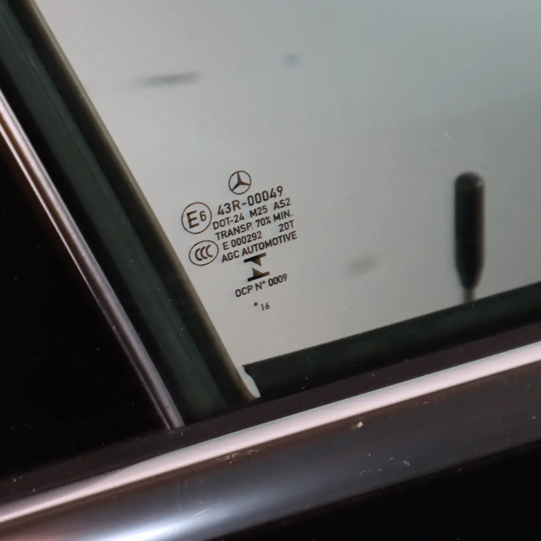 Door Front Right O/S A-Class Kosmos Cosmic Black Metallic - 191 to Mercedes W176 with Part number A1767200205 Mercedes W176 Door Front Right O/S A-Class Kosmos Cosmic Black Metallic - 191 - SKU A1767200205-COS - Part number A1767200205