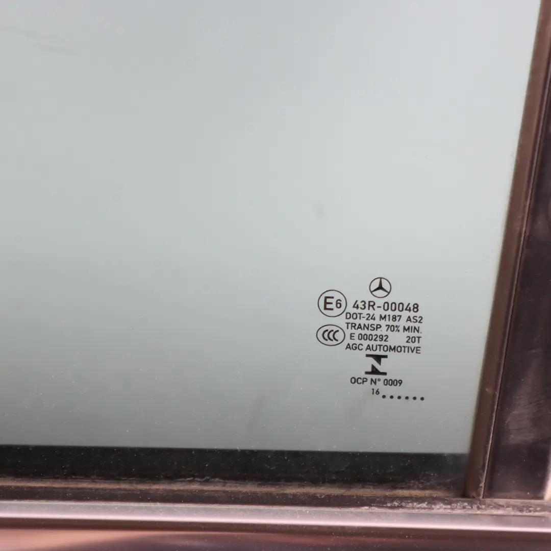 Mercedes W176 Door Rear Left N/S A-Class Kosmos Cosmic Black Metallic - 191 - SKU A1767300105-COS - Part number A1767300105