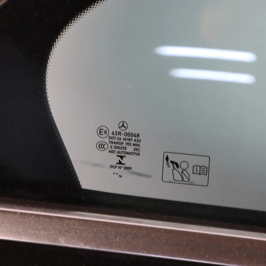 Mercedes W176 Door Rear Right O/S A-Class Kosmos Cosmic Black Metallic - 191 - SKU A1767300205-COS - Part number A1767300205