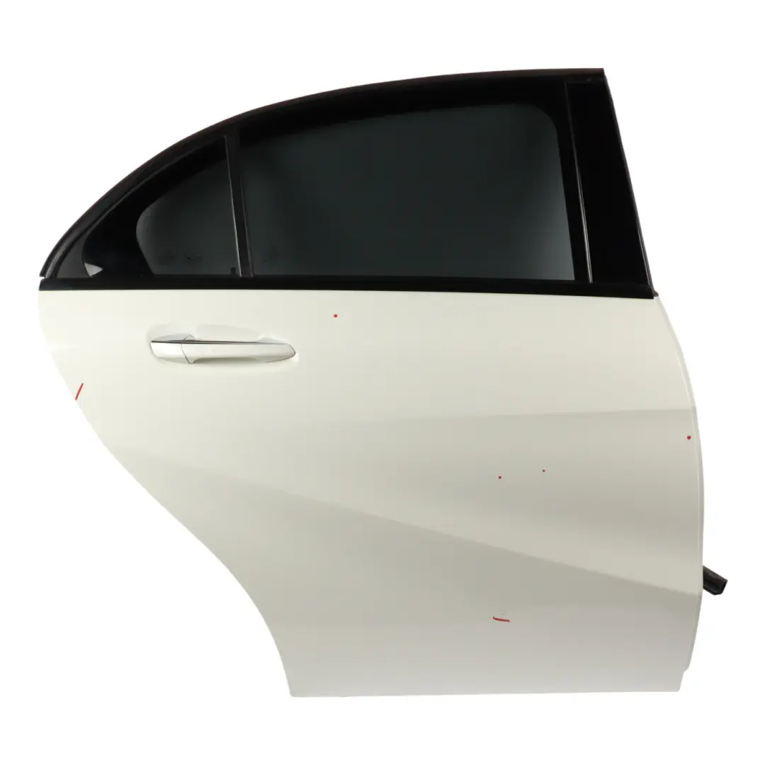 Mercedes W176 Door Rear Right O/S A-Class Calcite White - 650 - SKU A1767300205-CW - Part number A1767300205