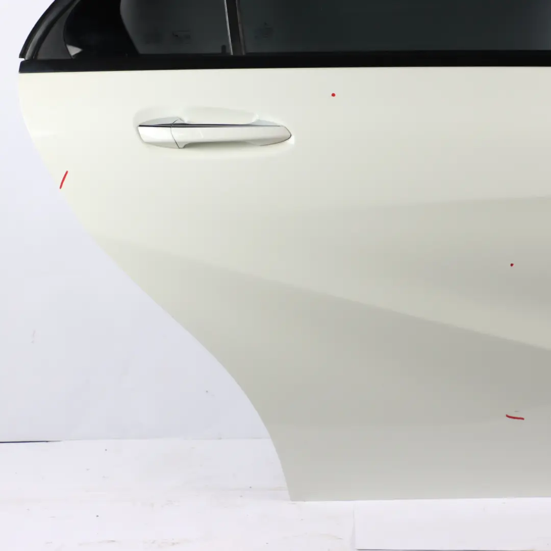 Door Rear Right O/S A-Class Calcite White - 650 to Mercedes W176 with Part number A1767300205 Mercedes W176 Door Rear Right O/S A-Class Calcite White - 650 - SKU A1767300205-CW - Part number A1767300205