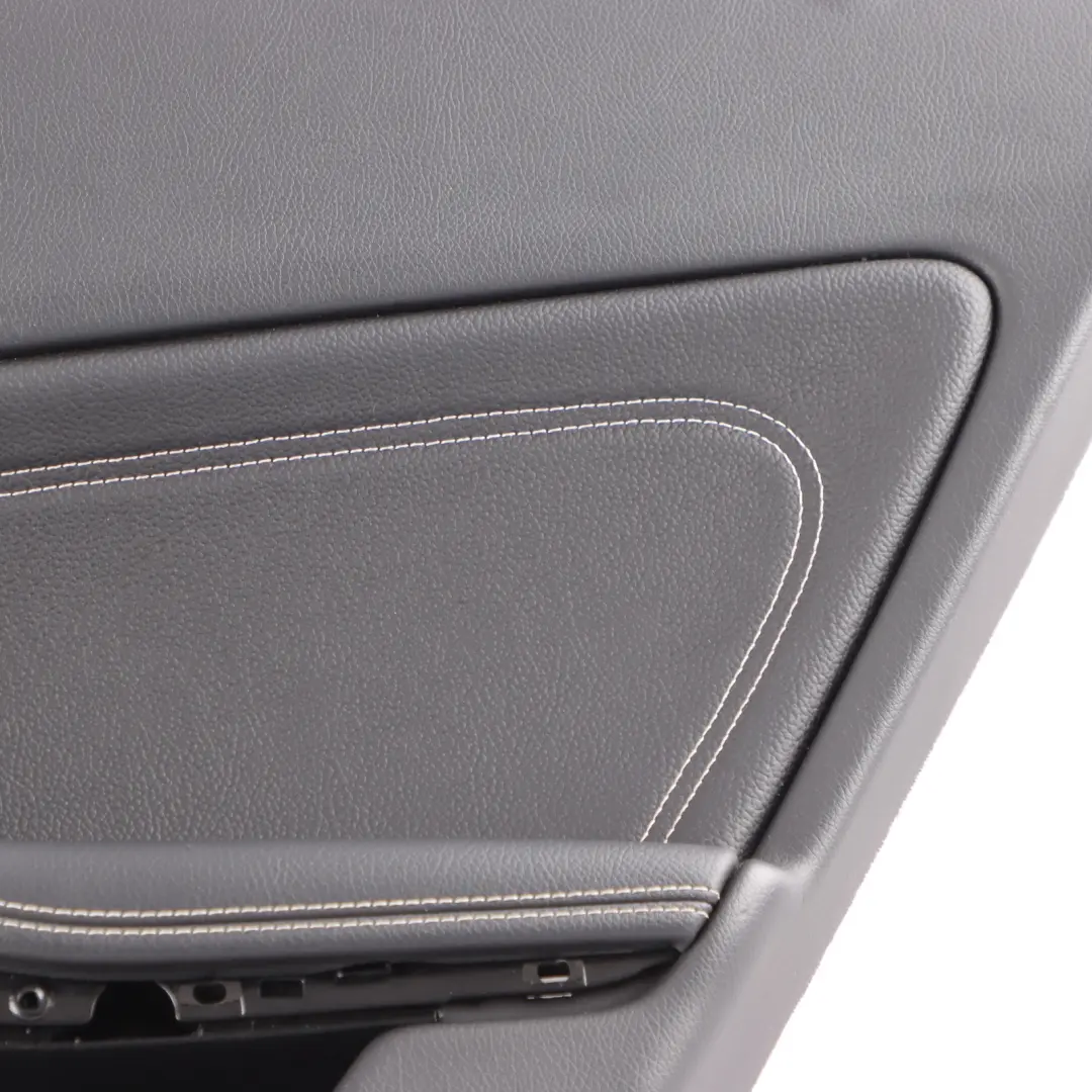 Door Card Rear Right O/S Trim Panel Cover Imitation Leather to Mercedes W176 with Part number A1767303400 Mercedes W176 Door Card Rear Right O/S Trim Panel Cover Imitation Leather - SKU A1767303400 - Part number A1767303400