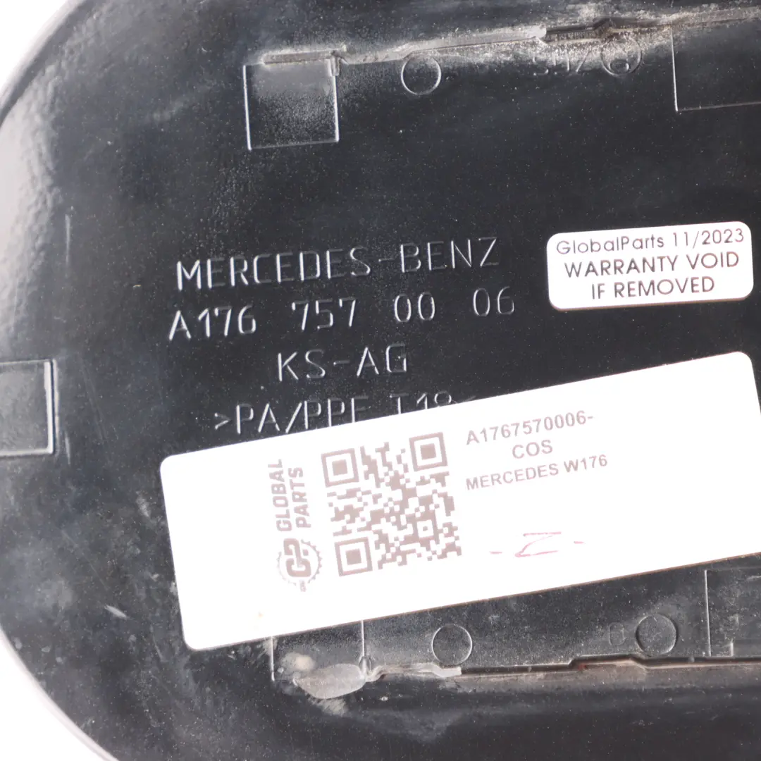 Mercedes W176 Couvercle Réservoir Carburant Pour Noir Kosmos - 191 - SKU A1767570006-COS - Numéro de pièce A1767570006