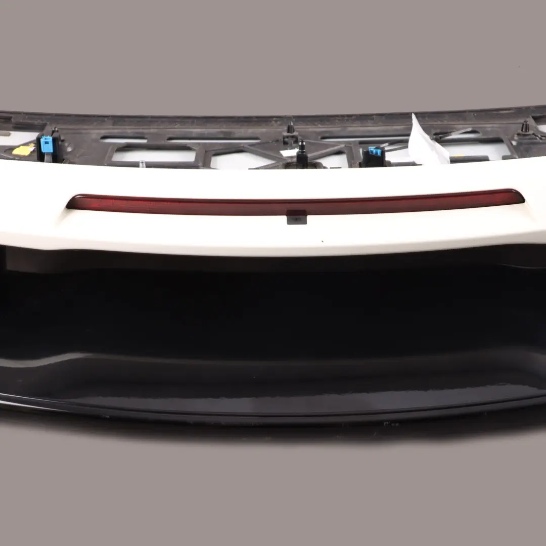 Boot Tailgate Trunk Lid Rear Spoiler Panel Calcite White - 650 to Mercedes W176 with Part number A1767901300 Mercedes W176 Boot Tailgate Trunk Lid Rear Spoiler Panel Calcite White - 650 - SKU A1767901300-CW - Part number A1767901300