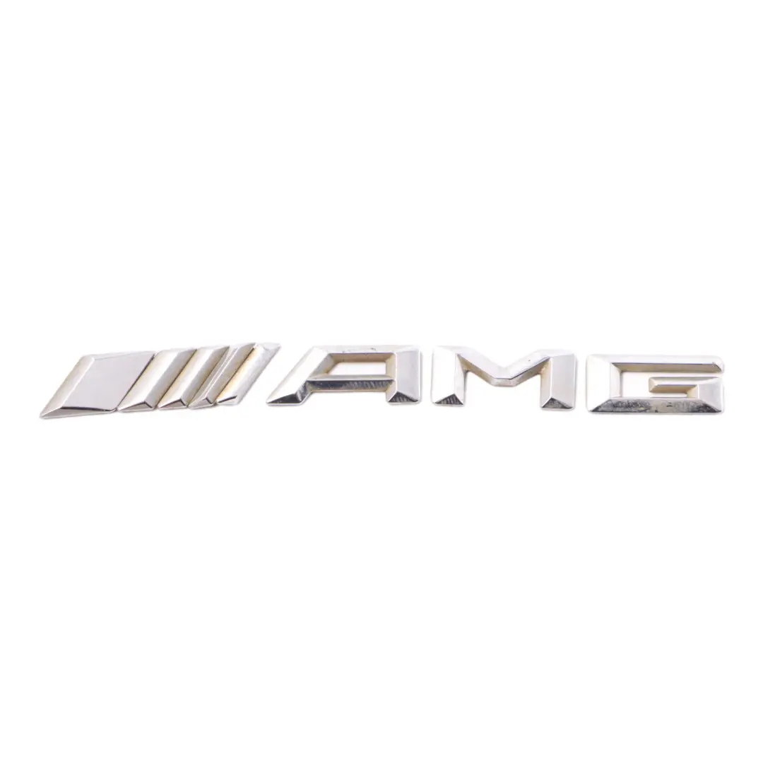 Emblem Lettering Boot Trunk Lid Logo Badge Chrom to Mercedes W176 AMG with Part number A1768170014 Mercedes W176 AMG Emblem Lettering Boot Trunk Lid Logo Badge Chrom - SKU A1768170014 - Part number A1768170014