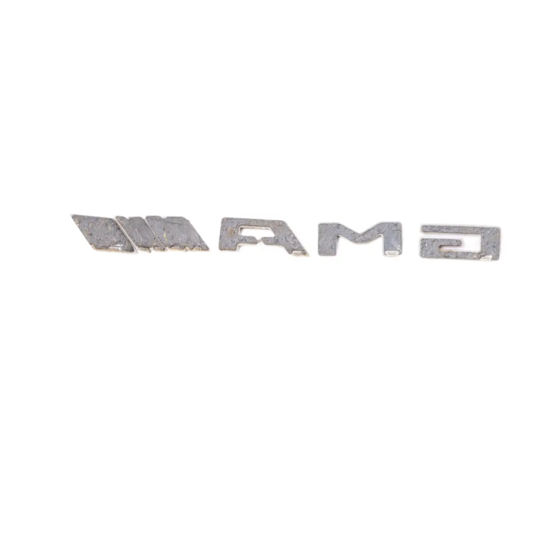 Emblem Lettering Boot Trunk Lid Logo Badge Chrom to Mercedes W176 AMG with Part number A1768170014 Mercedes W176 AMG Emblem Lettering Boot Trunk Lid Logo Badge Chrom - SKU A1768170014 - Part number A1768170014