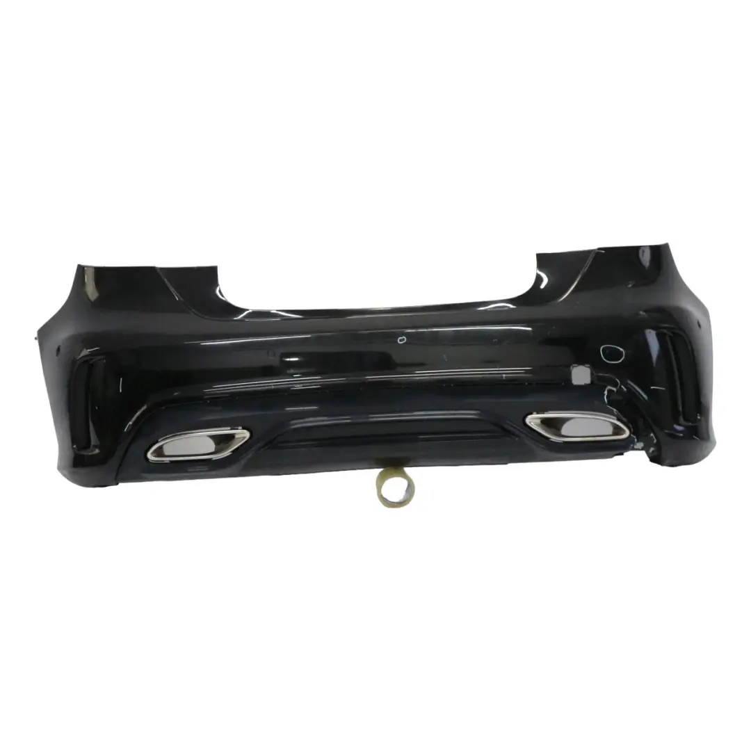 Mercedes W176 Bumper Rear Trim Panel Cover AMG Kosmos Cosmic Black Metallic 191 - SKU A1768800001-COS1 - Part number A1768800001