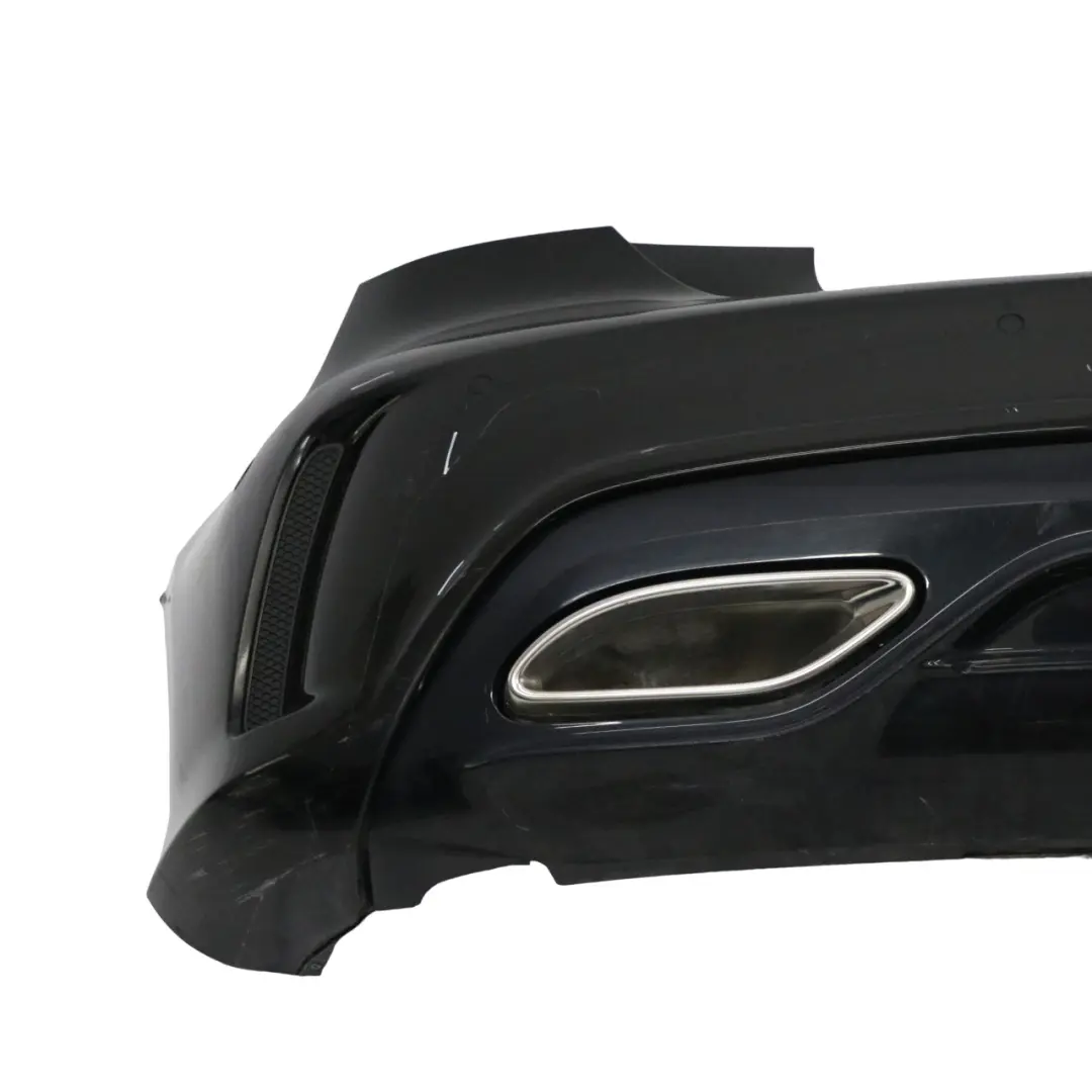 Mercedes W176 Bumper Rear Trim Panel Cover AMG Kosmos Cosmic Black Metallic 191 - SKU A1768800001-COS1 - Part number A1768800001