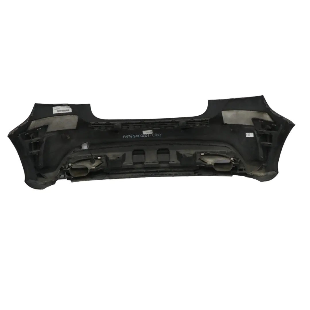 Bumper Rear Trim Panel Cover AMG Kosmos Cosmic Black Metallic 191 to Mercedes W176 with Part number A1768800001 Mercedes W176 Bumper Rear Trim Panel Cover AMG Kosmos Cosmic Black Metallic 191 - SKU A1768800001-COS1 - Part number A1768800001
