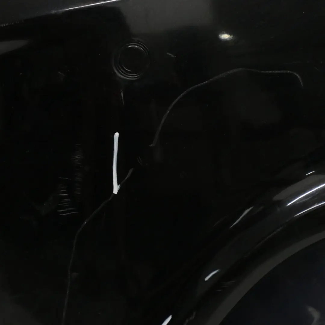 Bumper Rear Trim Panel Cover AMG Kosmos Cosmic Black Metallic 191 to Mercedes W176 with Part number A1768800001 Mercedes W176 Bumper Rear Trim Panel Cover AMG Kosmos Cosmic Black Metallic 191 - SKU A1768800001-COS1 - Part number A1768800001