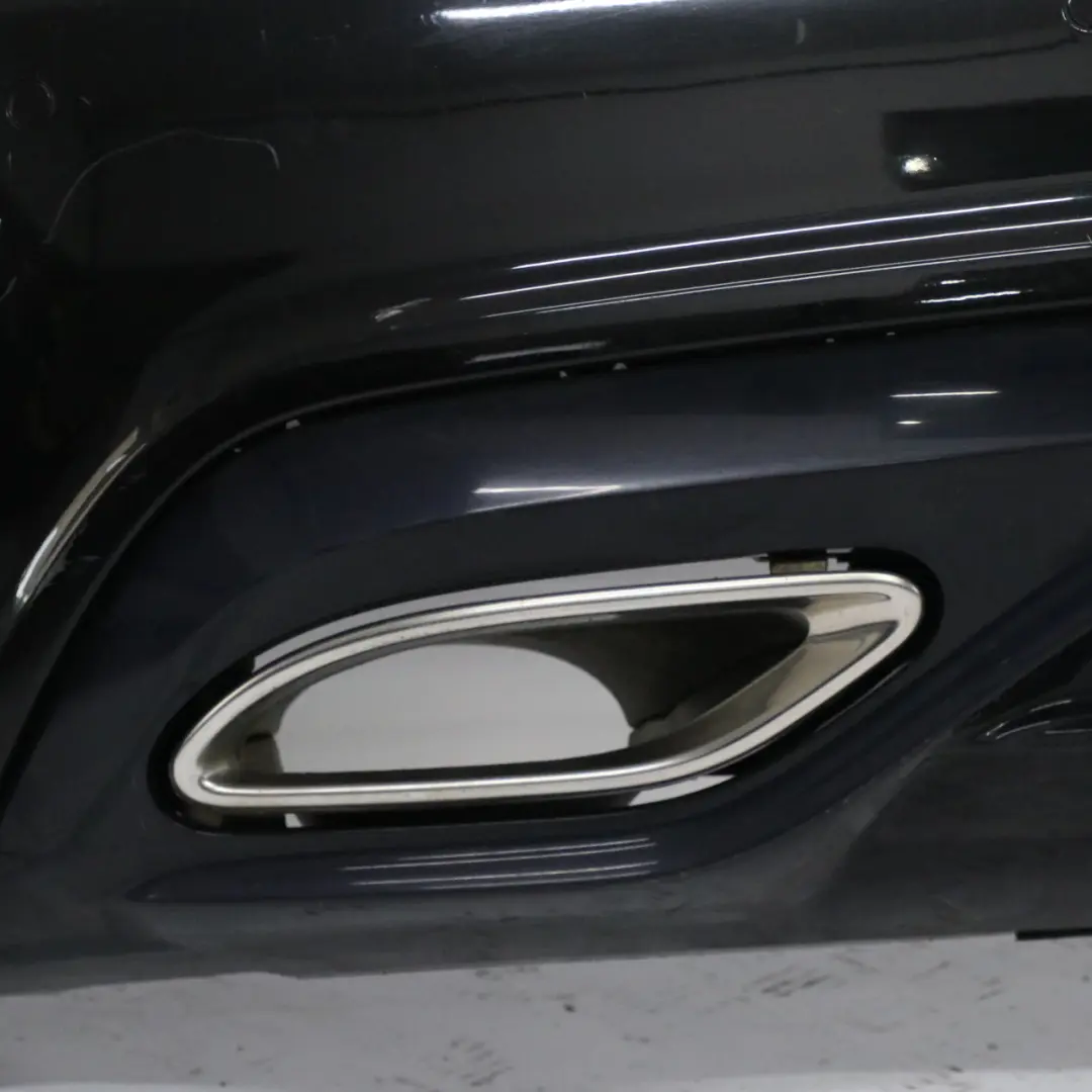 Mercedes W176 Bumper Rear Trim Panel Cover AMG Kosmos Cosmic Black Metallic 191 - SKU A1768800001-COS1 - Part number A1768800001