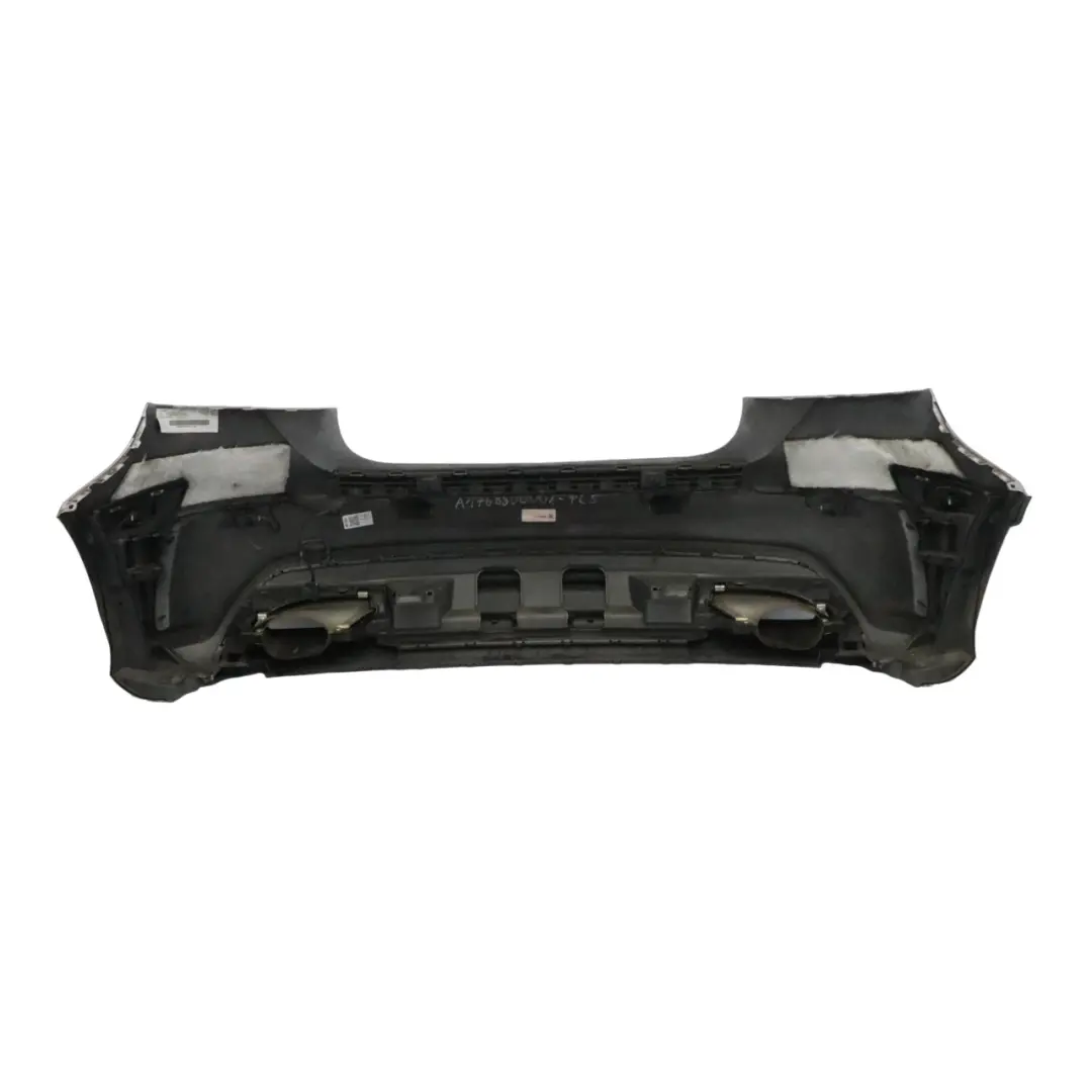 Mercedes W176 Bumper Rear Trim Panel Cover AMG Polar Silver Metallic - 761 - SKU A1768800001-PLS - Part number A1768800001