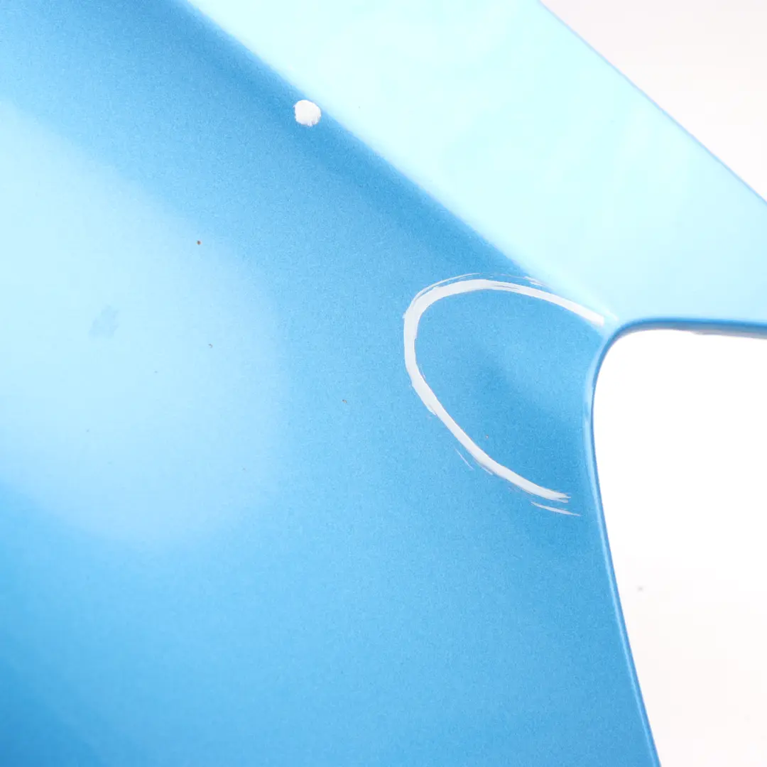 Mercedes W176 Wing Fender Panel Front Right O/S Side Cover South Seas Blue 162 - SKU A1768810201-SSB - Part number A1768810201
