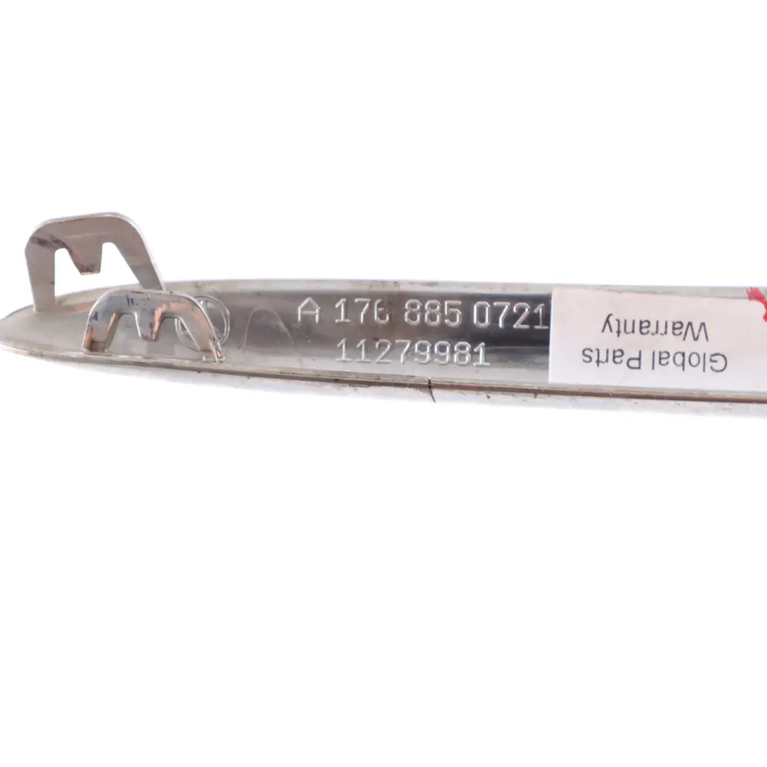 Mercedes W176 Stoßstange Kühler Grill Zierleiste Vorne Mitte Chrom - SKU A1768850721 - Teilenummer A1768850721