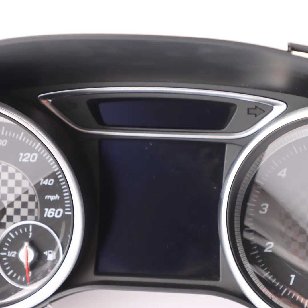 Speedometer Speedo Clock Cluster Instrument Manual to Mercedes W176 with Part number A1769000504 Mercedes W176 Speedometer Speedo Clock Cluster Instrument Manual - SKU RHD-A1769000504 - Part number A1769000504