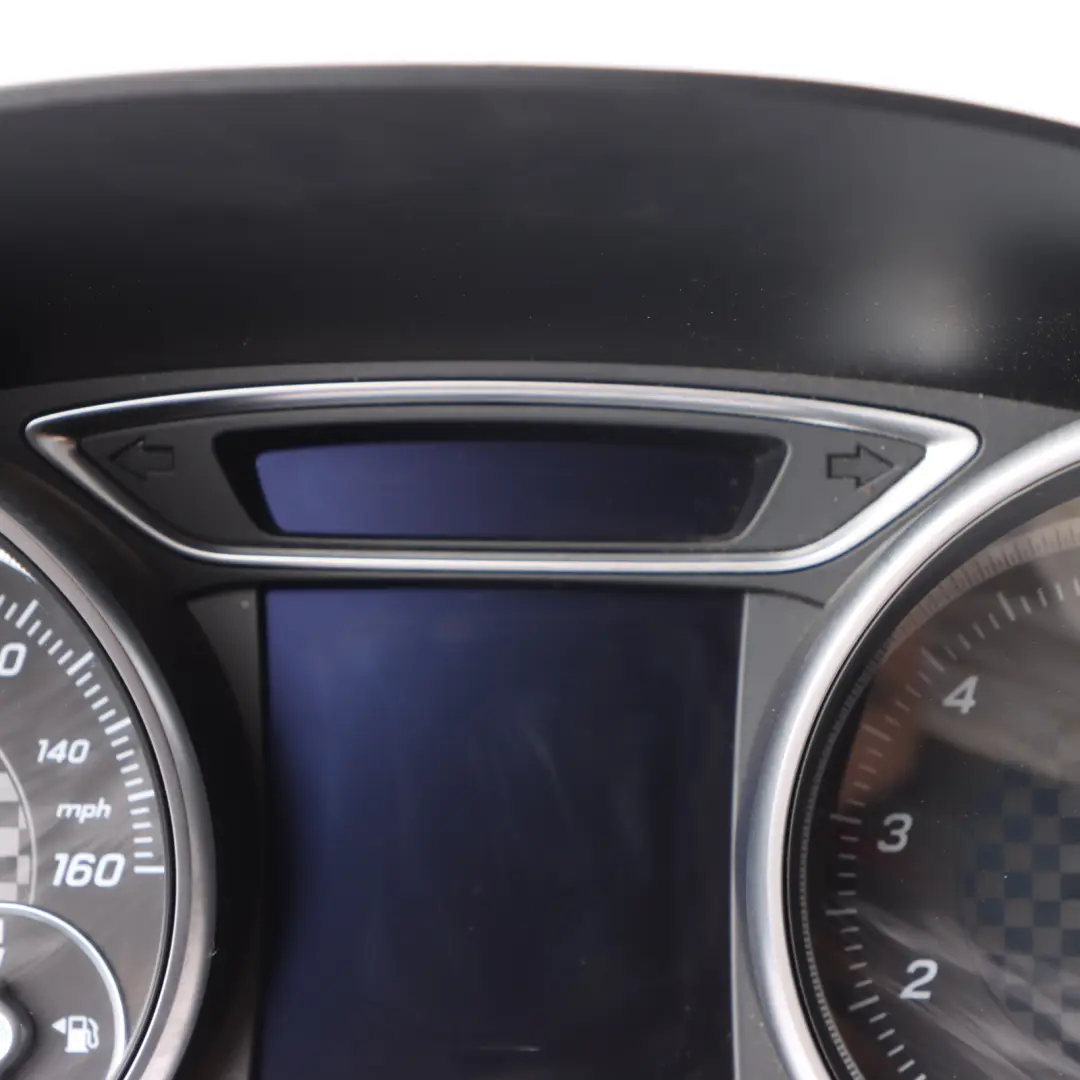 Speedometer Instrument Cluster MPH to Mercedes W176 Petrol Automatic with Part number A1769005204 Mercedes W176 Petrol Automatic Speedometer Instrument Cluster MPH - SKU A1769005204-1 - Part number A1769005204