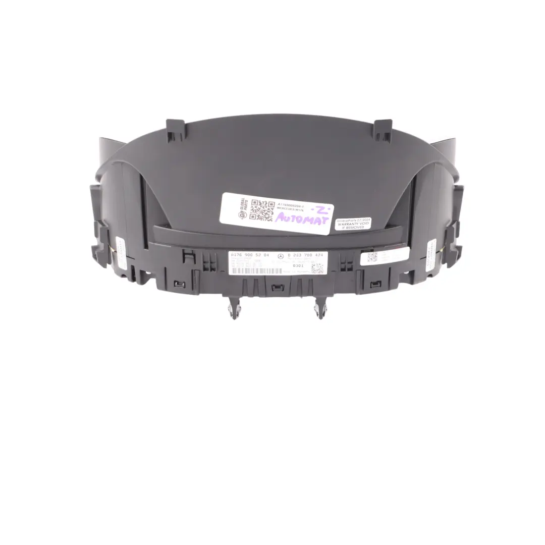 Speedometer Instrument Cluster MPH to Mercedes W176 Petrol Automatic with Part number A1769005204 Mercedes W176 Petrol Automatic Speedometer Instrument Cluster MPH - SKU A1769005204-1 - Part number A1769005204